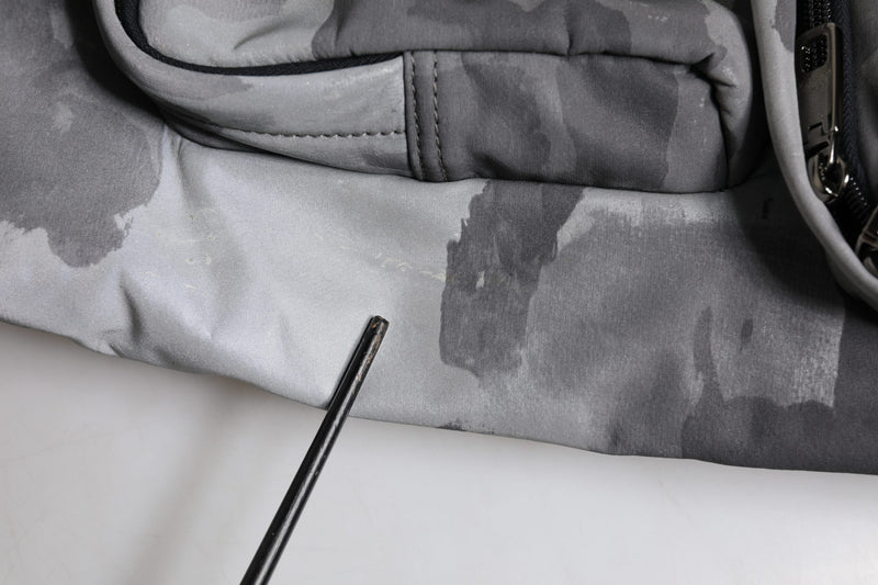 Sac à bandoulière à logo camouflage noir Dolce & Gabbana