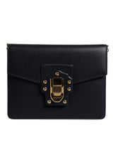 Sac à bandoulière Dolce & Gabbana en cuir de veau noir