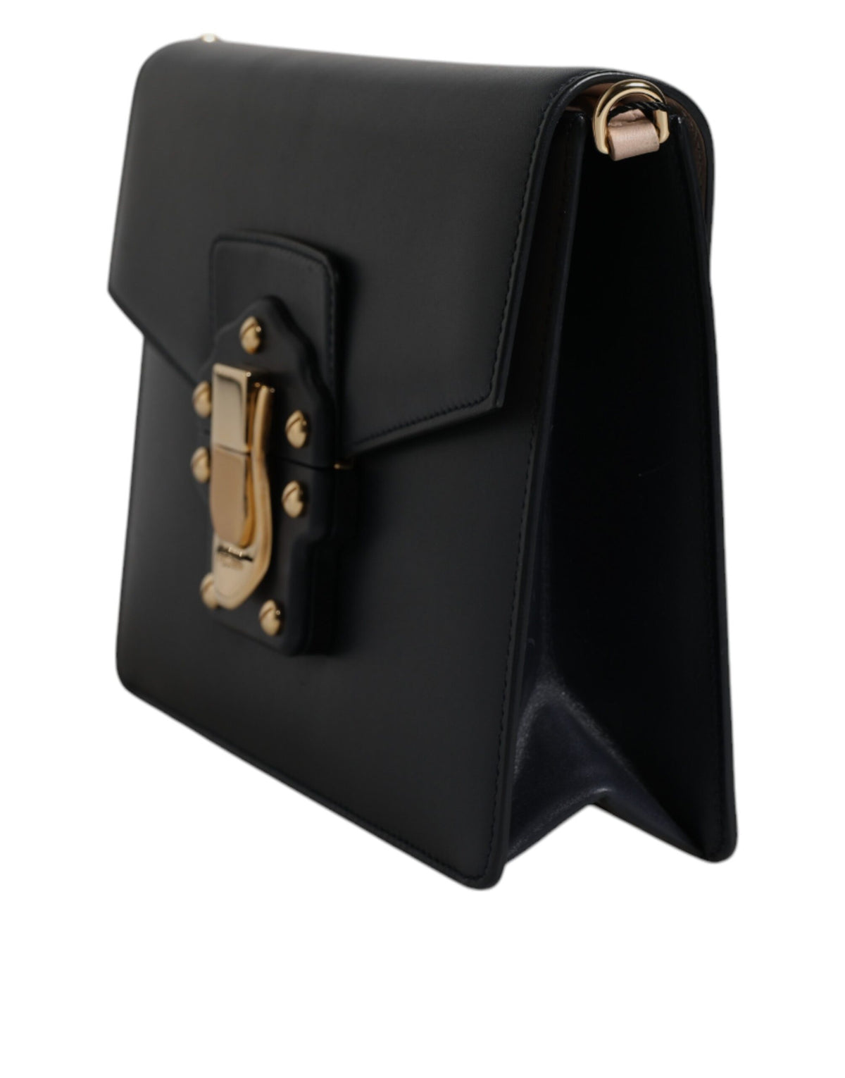 Sac à bandoulière Dolce & Gabbana en cuir de veau noir