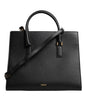 Versace Black Large Leather Top Handle Shoulder Crossbody Bag