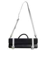 Sac à bandoulière Dolce & Gabbana en cuir de veau bleu et blanc