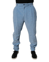 Jeans skinny en coton cordobane bleu clair Dolce &amp; Gabbana