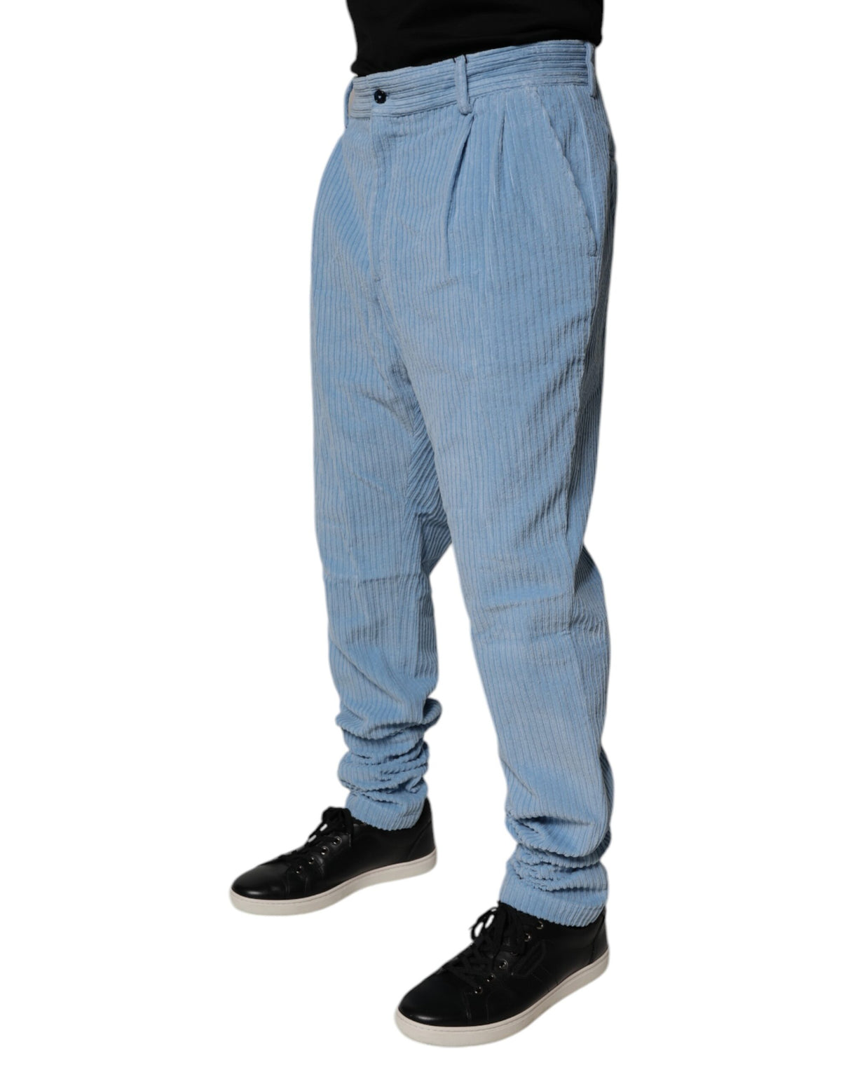 Jeans skinny en coton cordobane bleu clair Dolce &amp; Gabbana