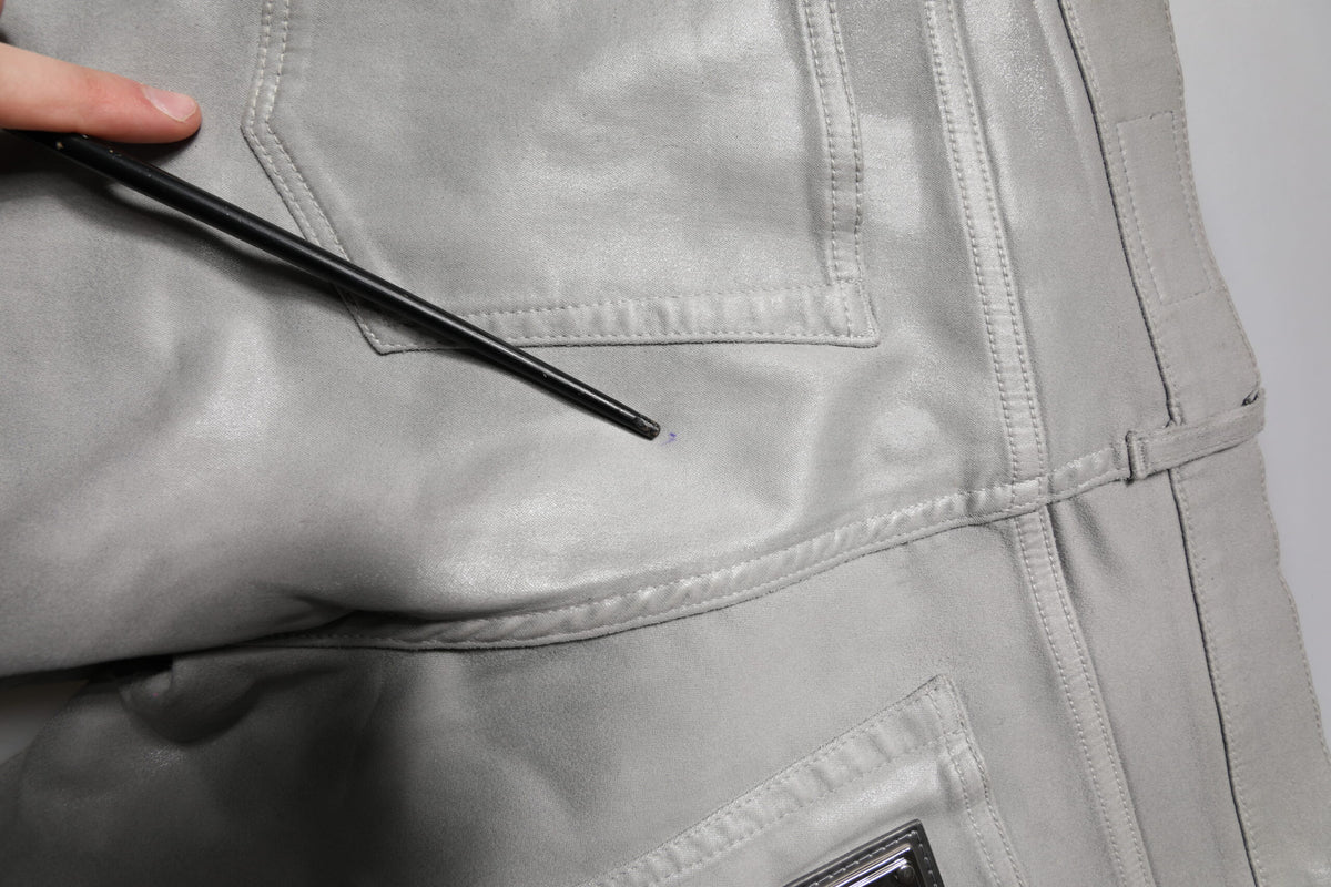 Jean slim en coton stretch gris pour homme de Dolce &amp; Gabbana