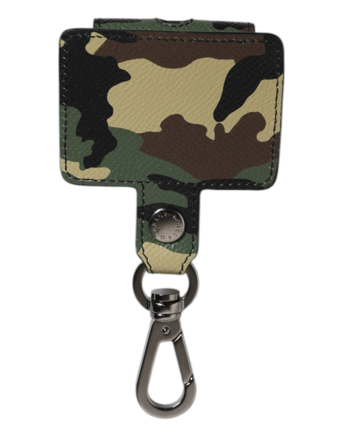 Étui pour Airpods en cuir camouflage multicolore Dolce &amp; Gabbana