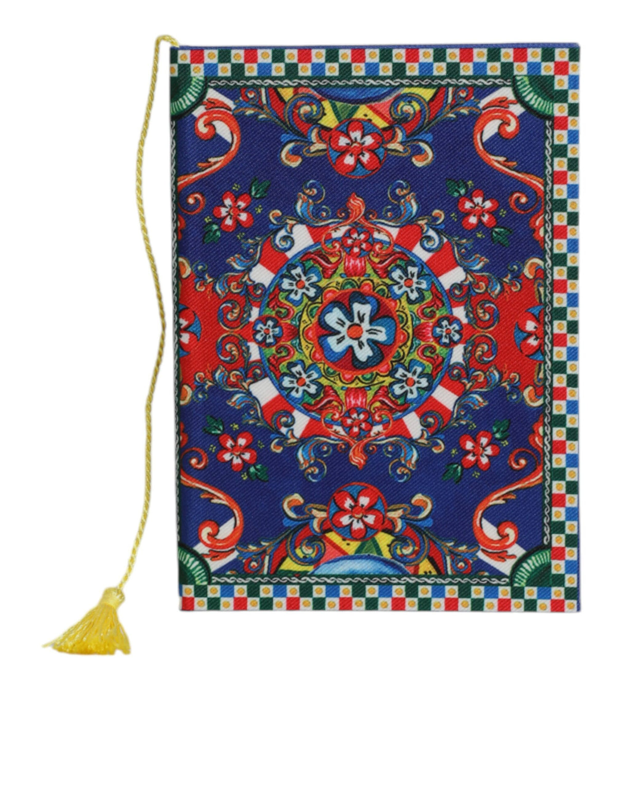Carnet imprimé Carretto Siciliano en polyester multicolore Dolce &amp; Gabbana
