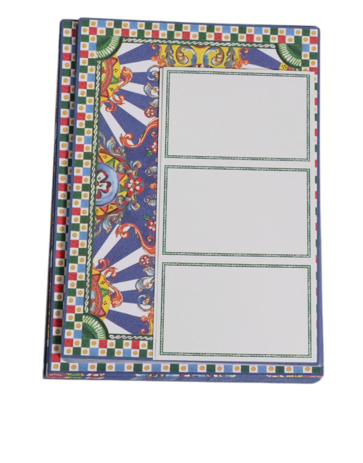 Dolce &amp; Gabbana Porte-carte postale enveloppe Carretto Siciliano multicolore