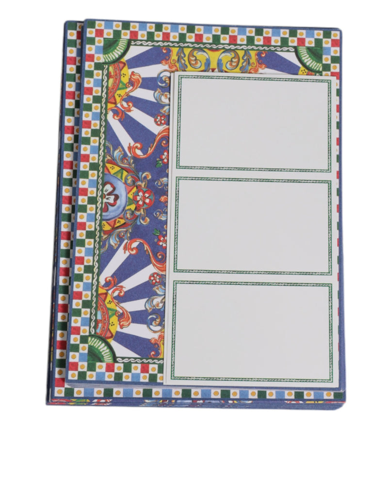 Dolce &amp; Gabbana veelkleurige Carretto Siciliano envelop-briefkaarthouder