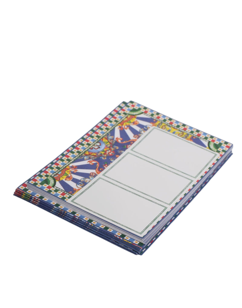 Dolce &amp; Gabbana veelkleurige Carretto Siciliano envelop-briefkaarthouder