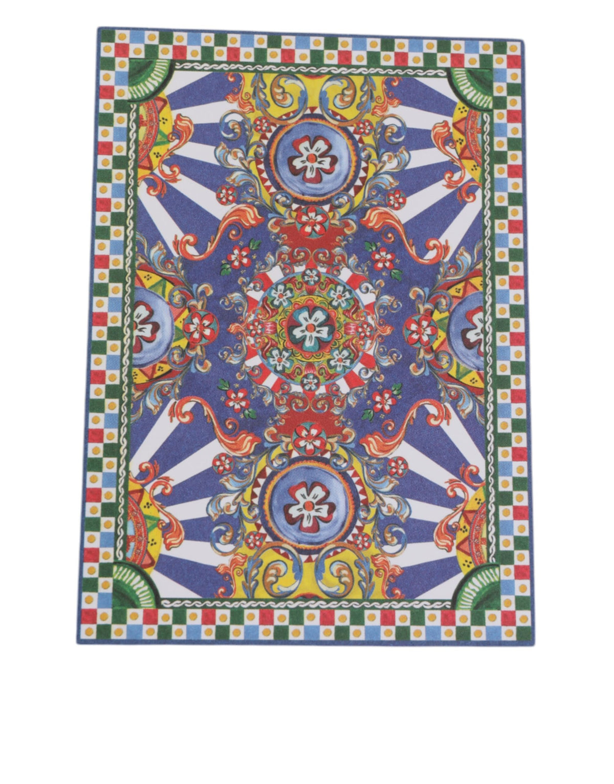 Dolce &amp; Gabbana Porte-carte postale enveloppe Carretto Siciliano multicolore