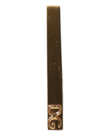 Pince à cravate Dolce &amp; Gabbana en laiton doré avec logo