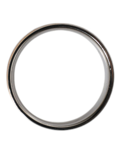 Dolce &amp; Gabbana Goud Zilverkleurige Echt Messing DG Logo Ring