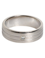 Bague Dolce & Gabbana en Laiton Argenté avec Cristaux Clairs