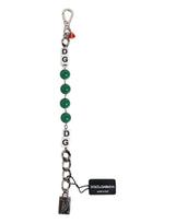 Bracelet Charm en Argent avec Logo Dolce & Gabbana