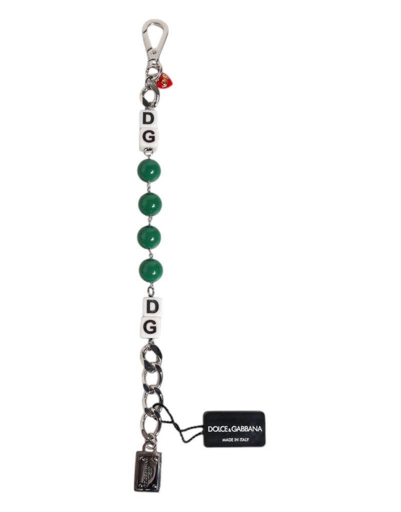 Bracelet Charm en Argent avec Logo Dolce & Gabbana