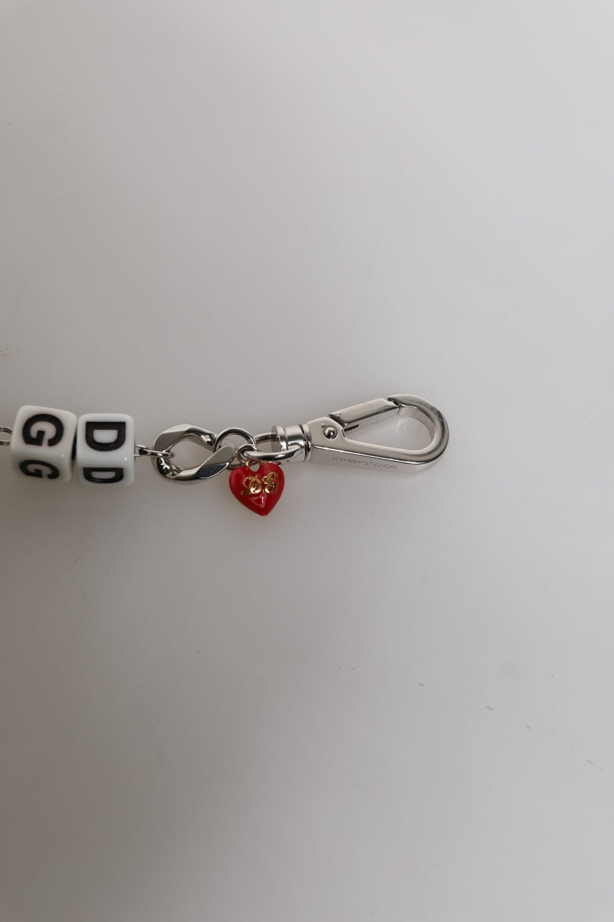 Bracelet Charm en Argent avec Logo Dolce & Gabbana