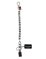Dolce & Gabbana Bracelet en Chaîne Argent avec Charms Logo DG