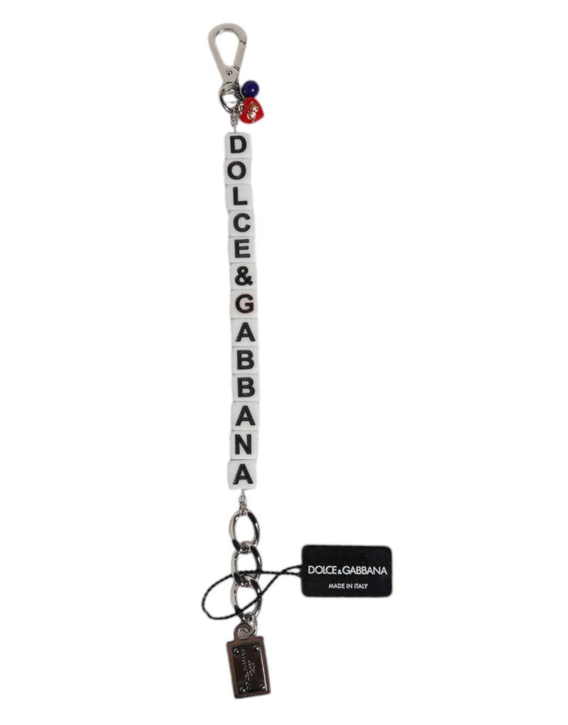 Dolce & Gabbana Bracelet en Chaîne Argent avec Charms Logo DG