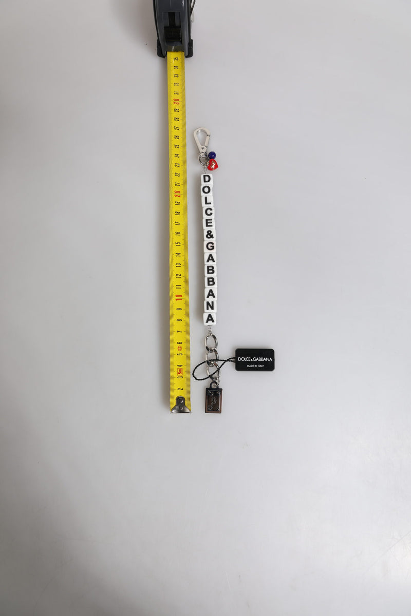 Dolce & Gabbana Bracelet en Chaîne Argent avec Charms Logo DG