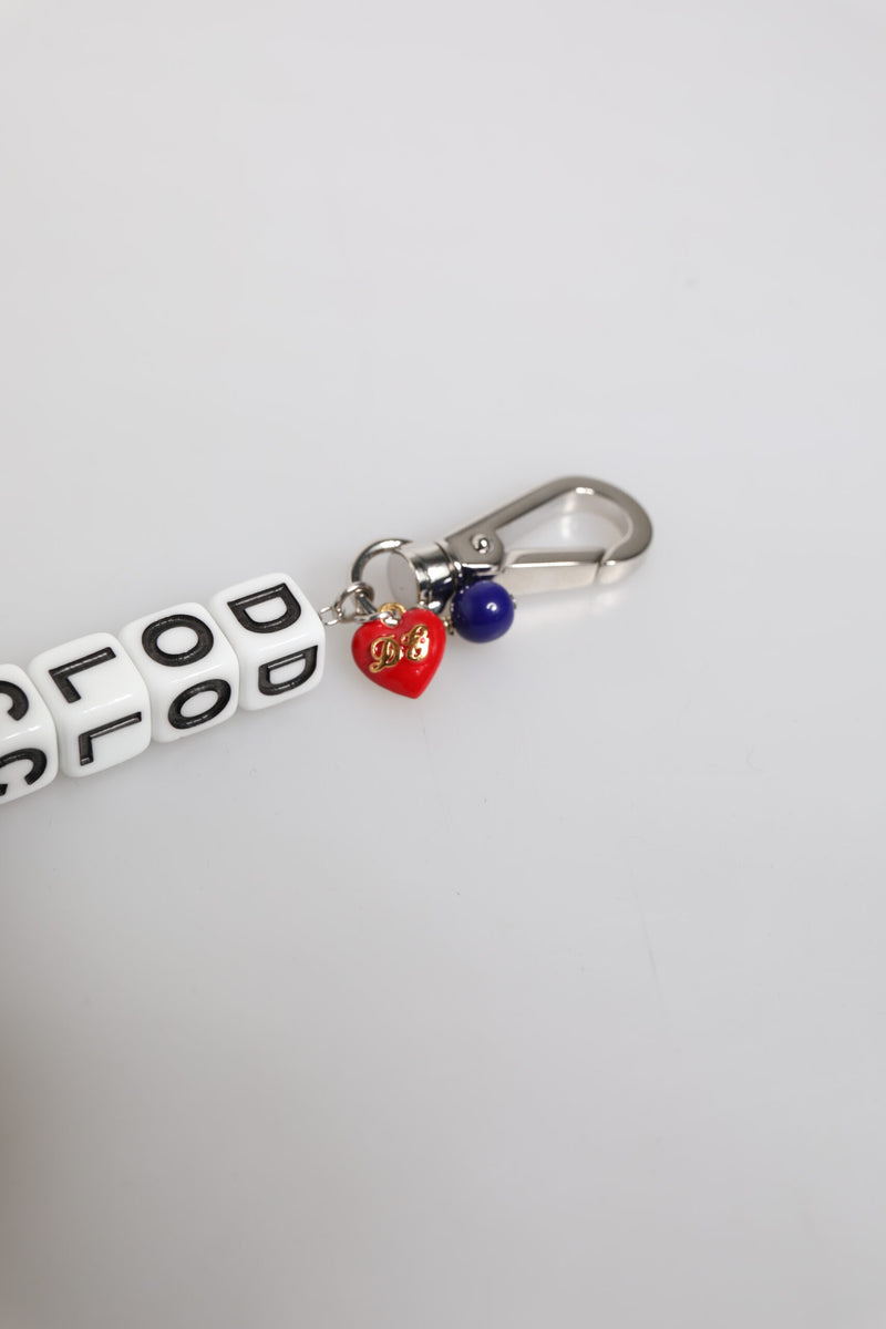 Dolce & Gabbana Bracelet en Chaîne Argent avec Charms Logo DG