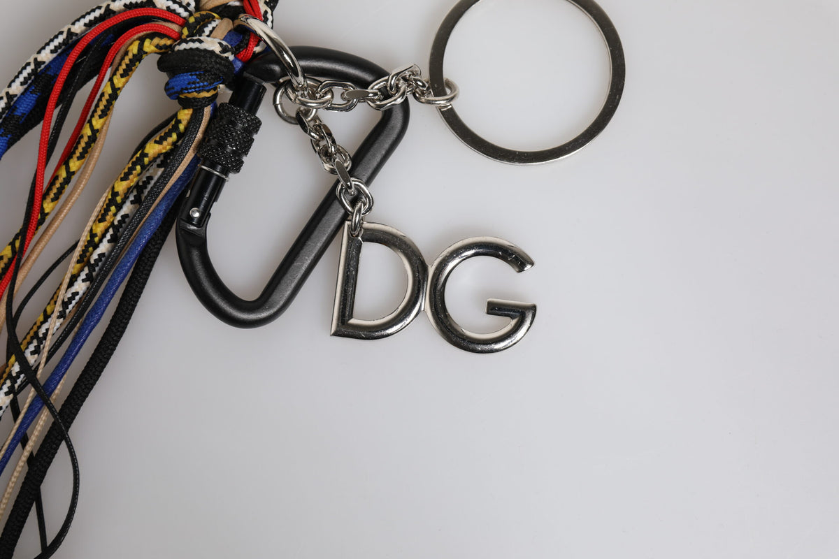 Dolce & Gabbana Sac à Main Multicolore avec Bandoulière en Corde Tressée