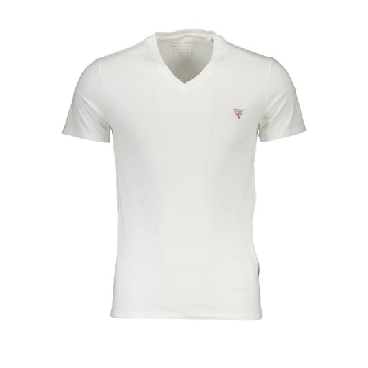 T-shirt homme en coton blanc Guess Jeans
