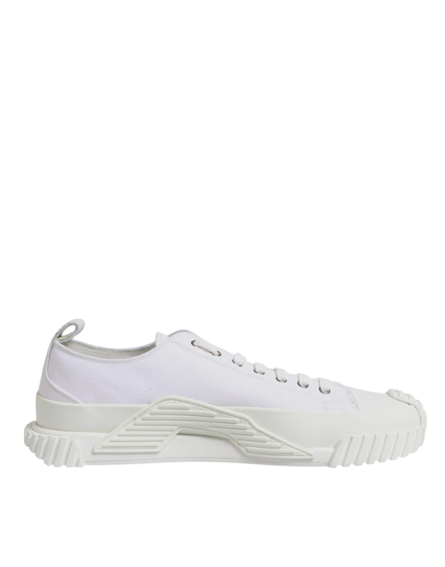 Dolce & Gabbana White Leather Low Top NS1 Sneakers Shoes