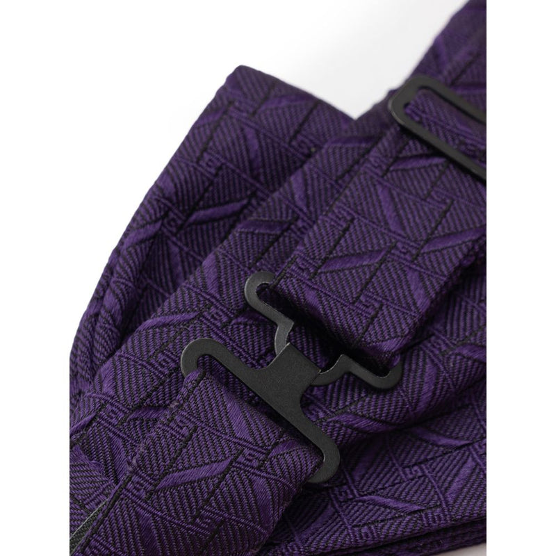 Nœud papillon en soie violet Dolce &amp; Gabbana
