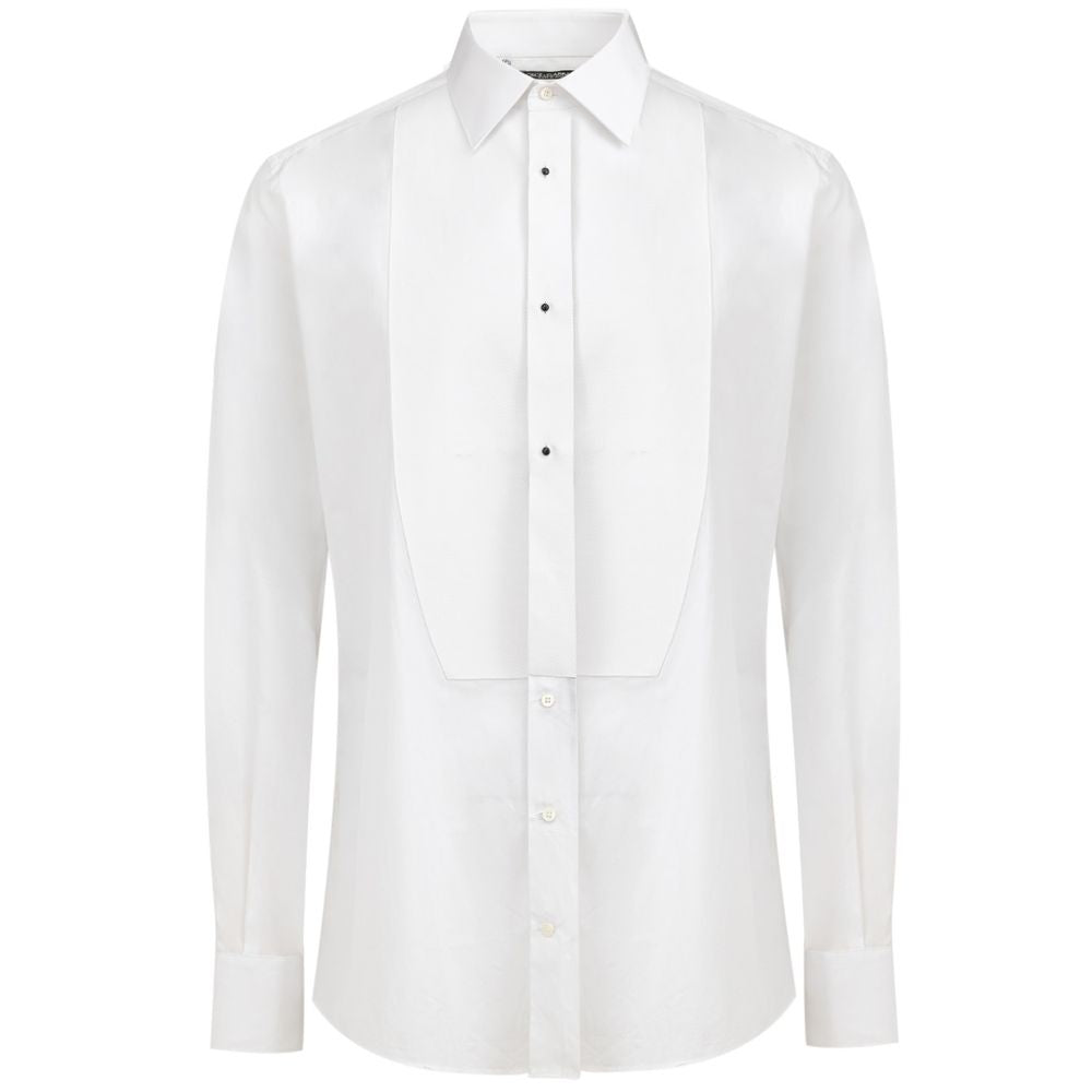 Chemise en coton blanc Dolce &amp; Gabbana