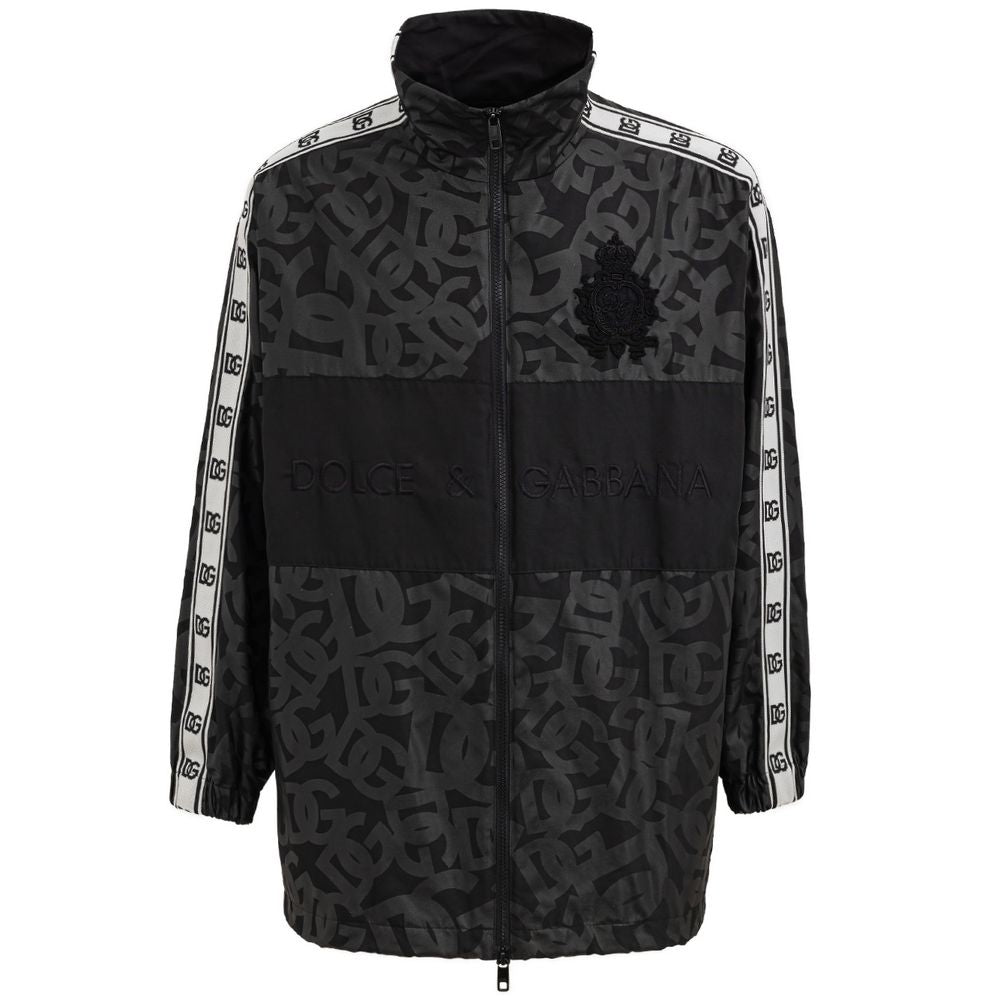 Vestes et manteaux en polyester noir de Dolce & Gabbana