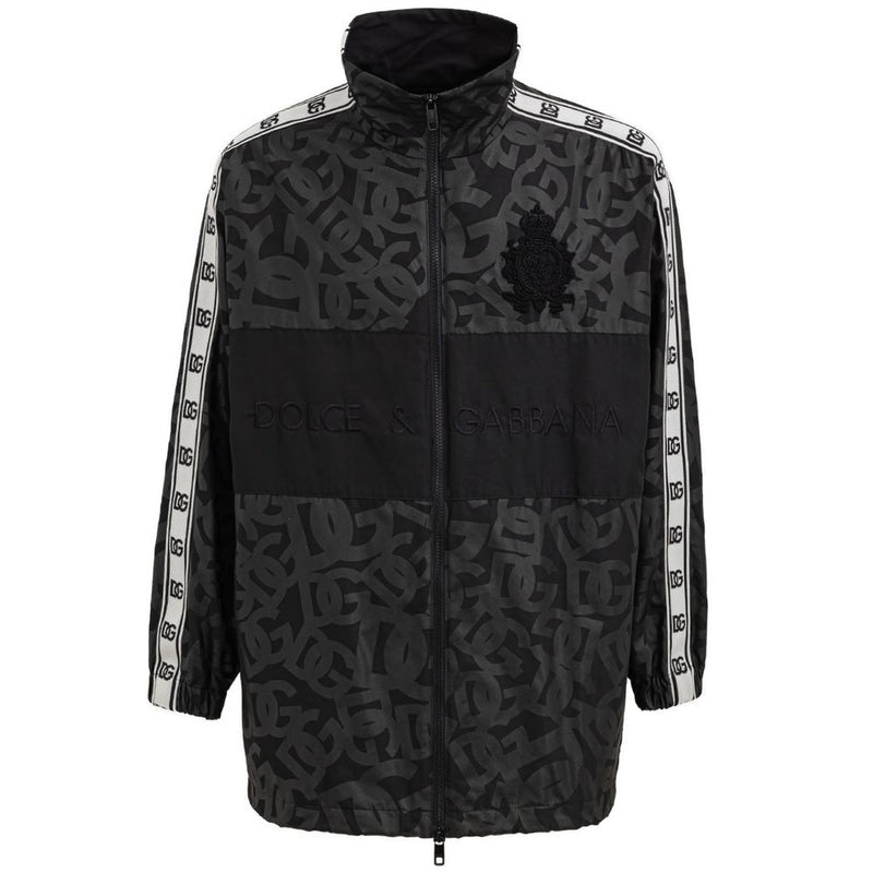 Vestes et manteaux en polyester noir de Dolce & Gabbana