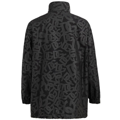 Dolce & Gabbana Black Polyester Jackets & Coat