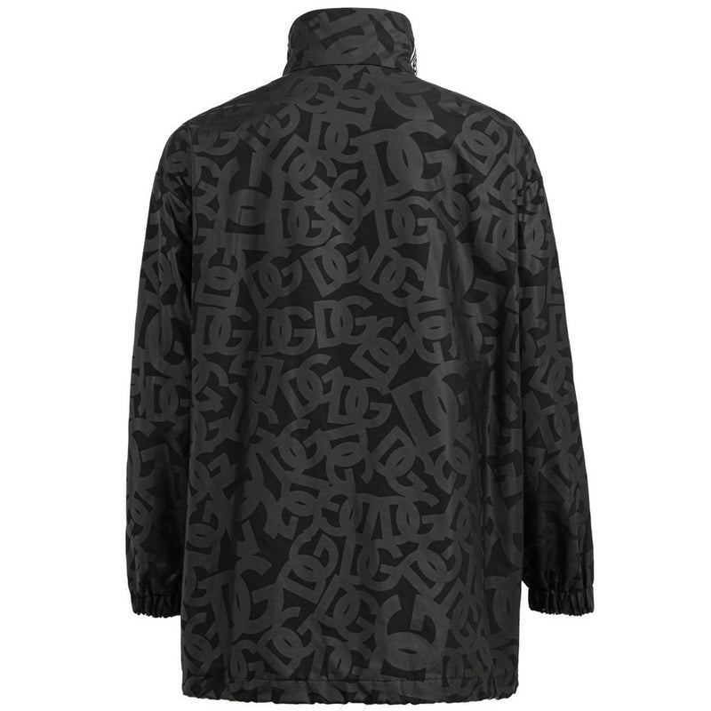 Vestes et manteaux en polyester noir de Dolce & Gabbana