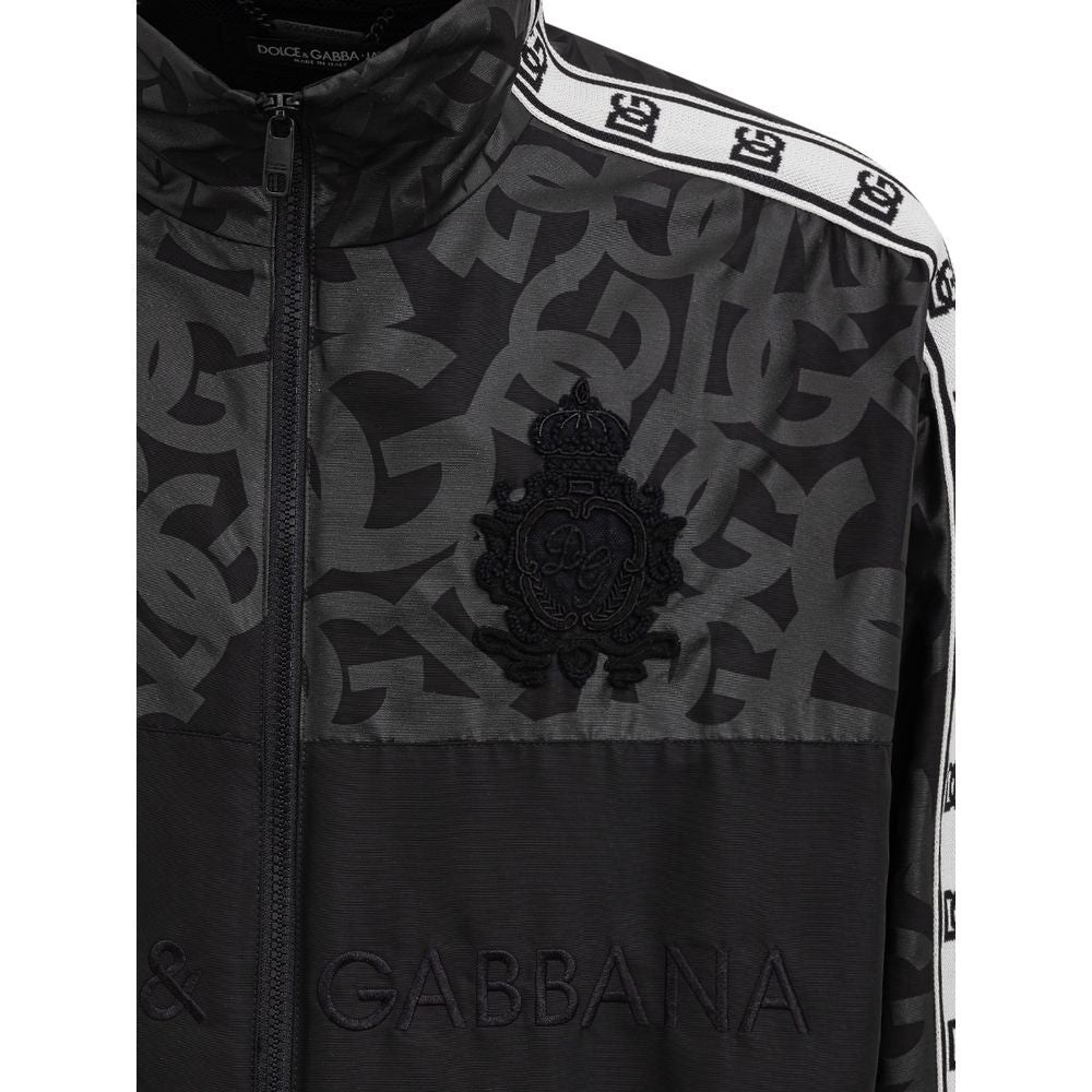 Vestes et manteaux en polyester noir de Dolce & Gabbana