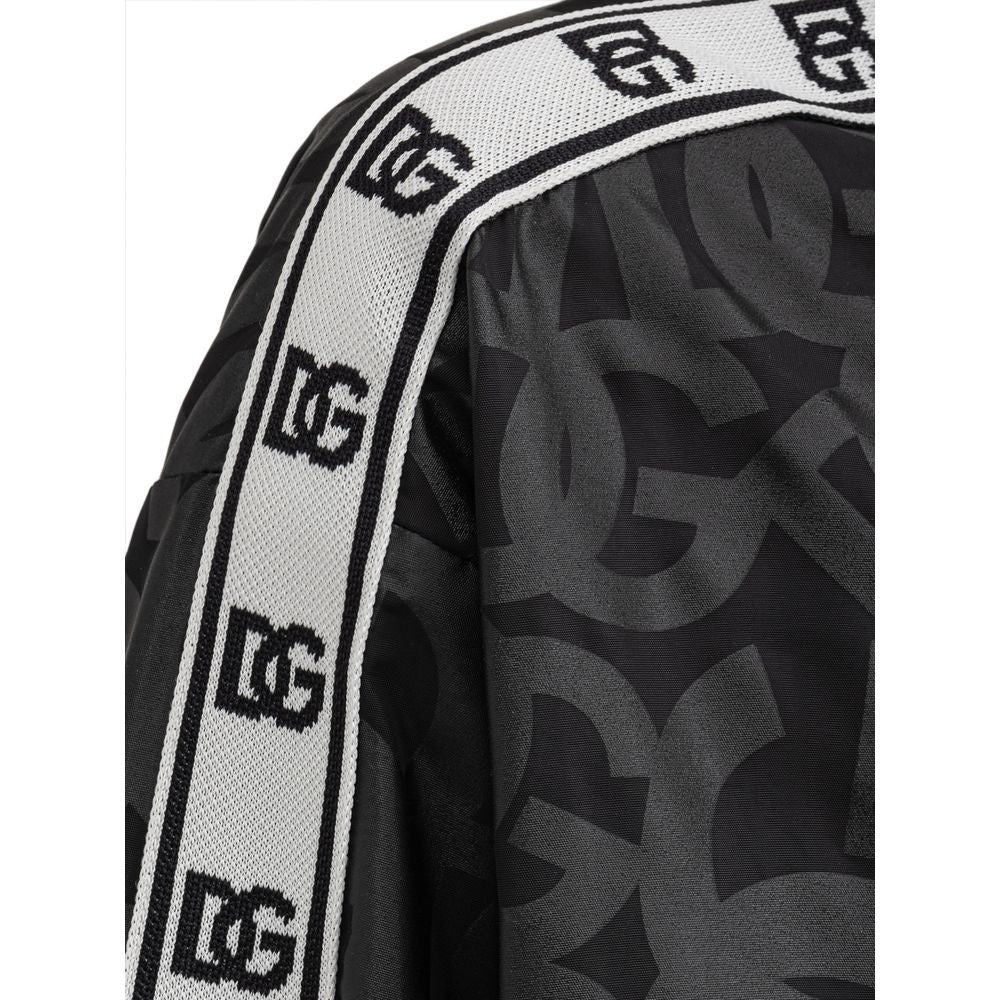 Vestes et manteaux en polyester noir de Dolce & Gabbana