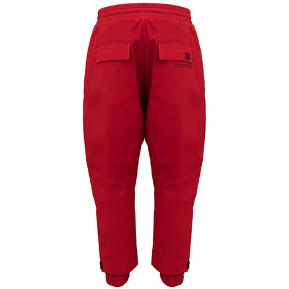 Dolce & Gabbana Red Polyamide Pant