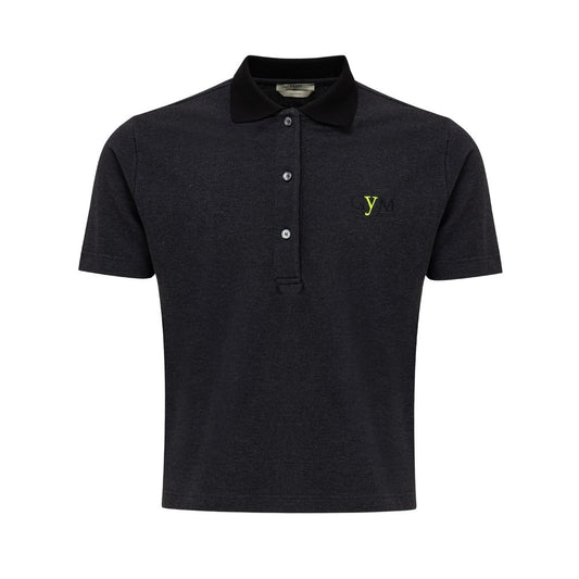 Fendi Poloshirt van zwart katoen