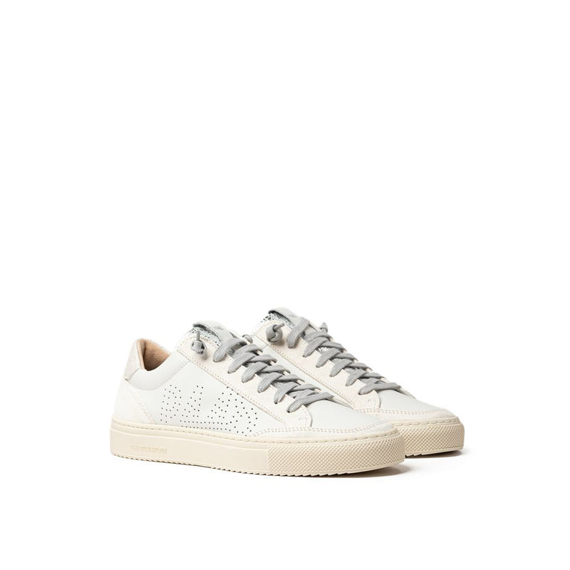 P448 Soho-W Sneakers en Cuir Blanc pour Femmes