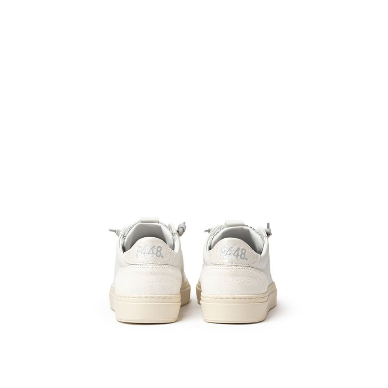 P448 Soho-W Sneakers en Cuir Blanc pour Femmes