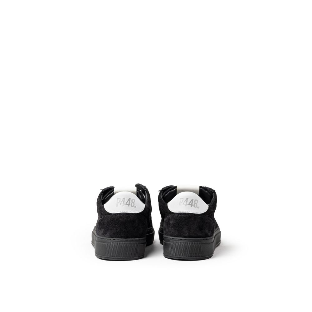 P448 Soho-M Black Suede Sneakers for Men - Stylish Comfort
