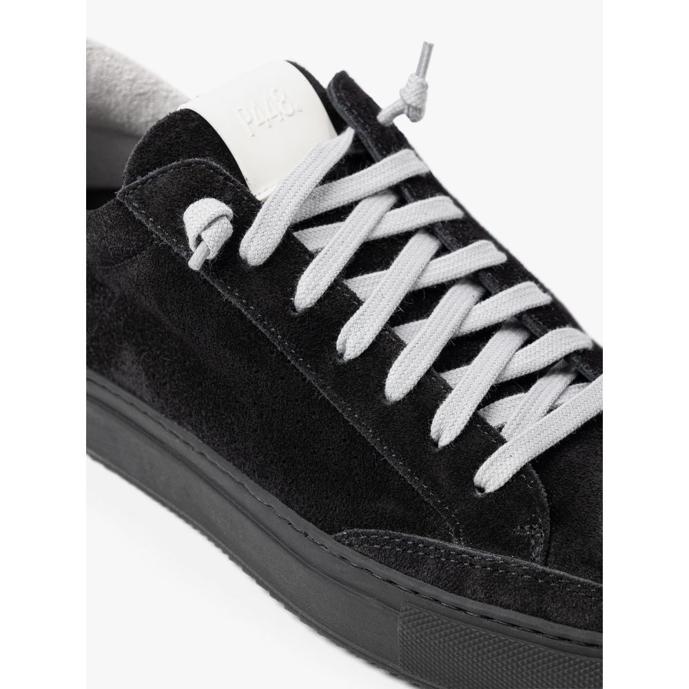 P448 Soho-M Black Suede Sneakers for Men - Stylish Comfort