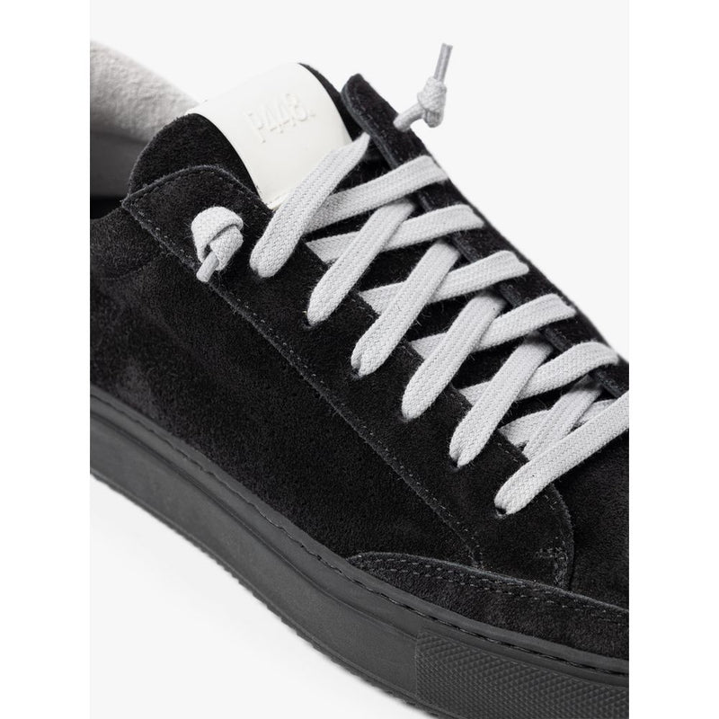 P448 Soho-M Black Suede Sneakers for Men - Stylish Comfort