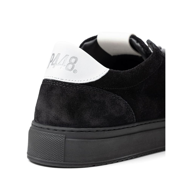 P448 Soho-M Black Suede Sneakers for Men - Stylish Comfort