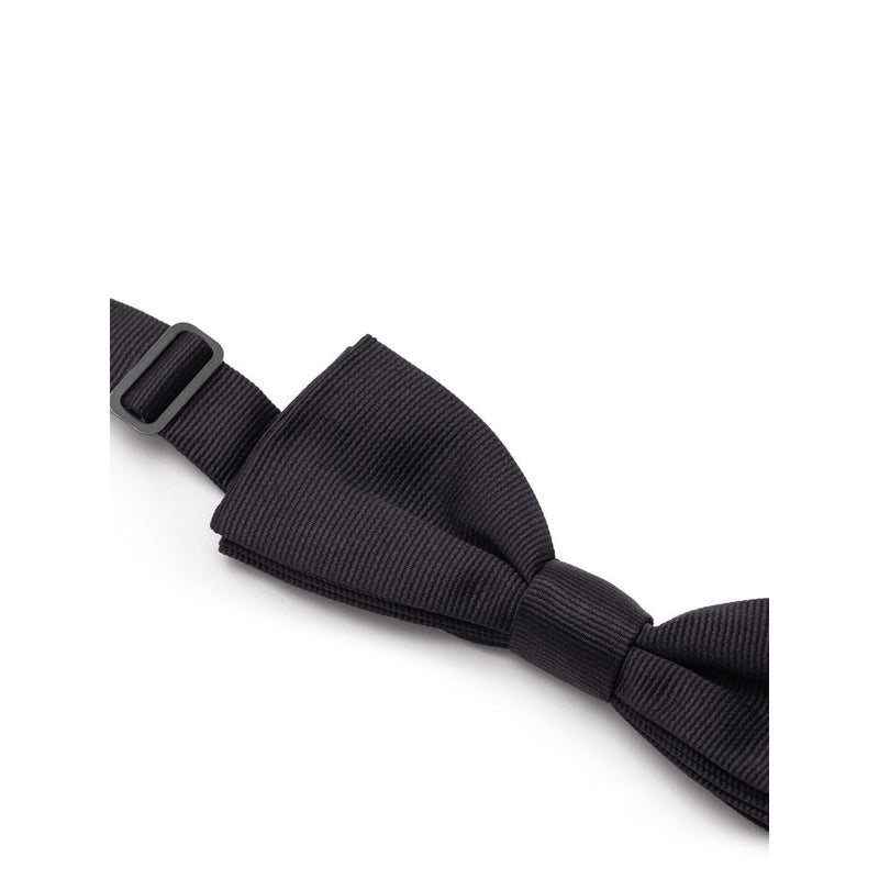 Nœud papillon en soie noire Dolce &amp; Gabbana