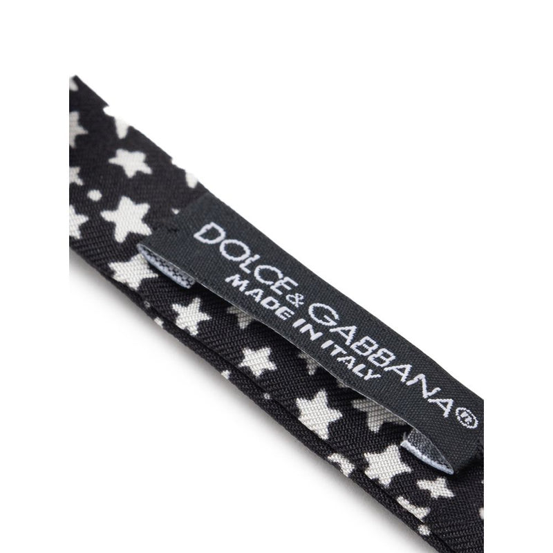 Nœud papillon en soie noire Dolce &amp; Gabbana