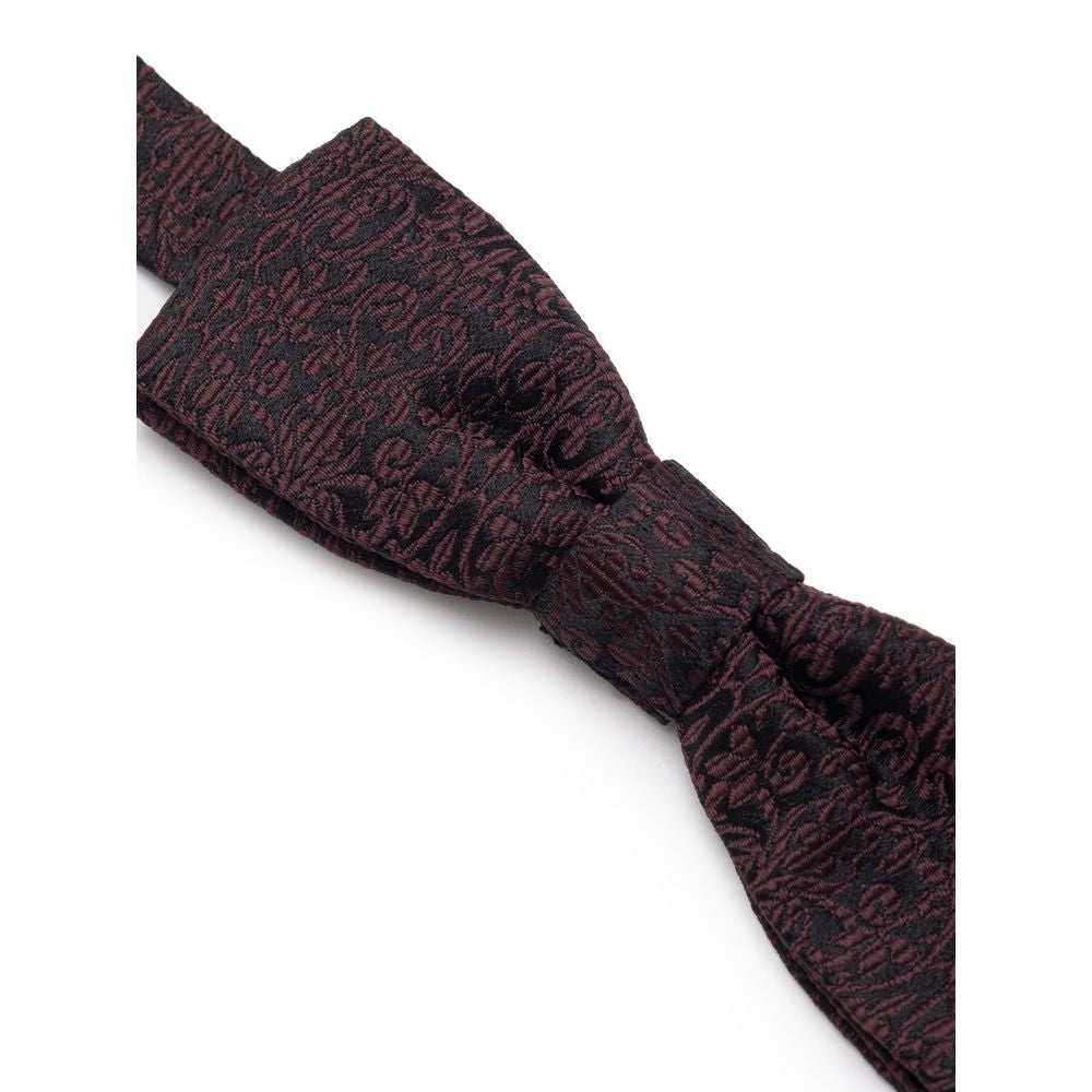 Nœud papillon en soie noire Dolce &amp; Gabbana