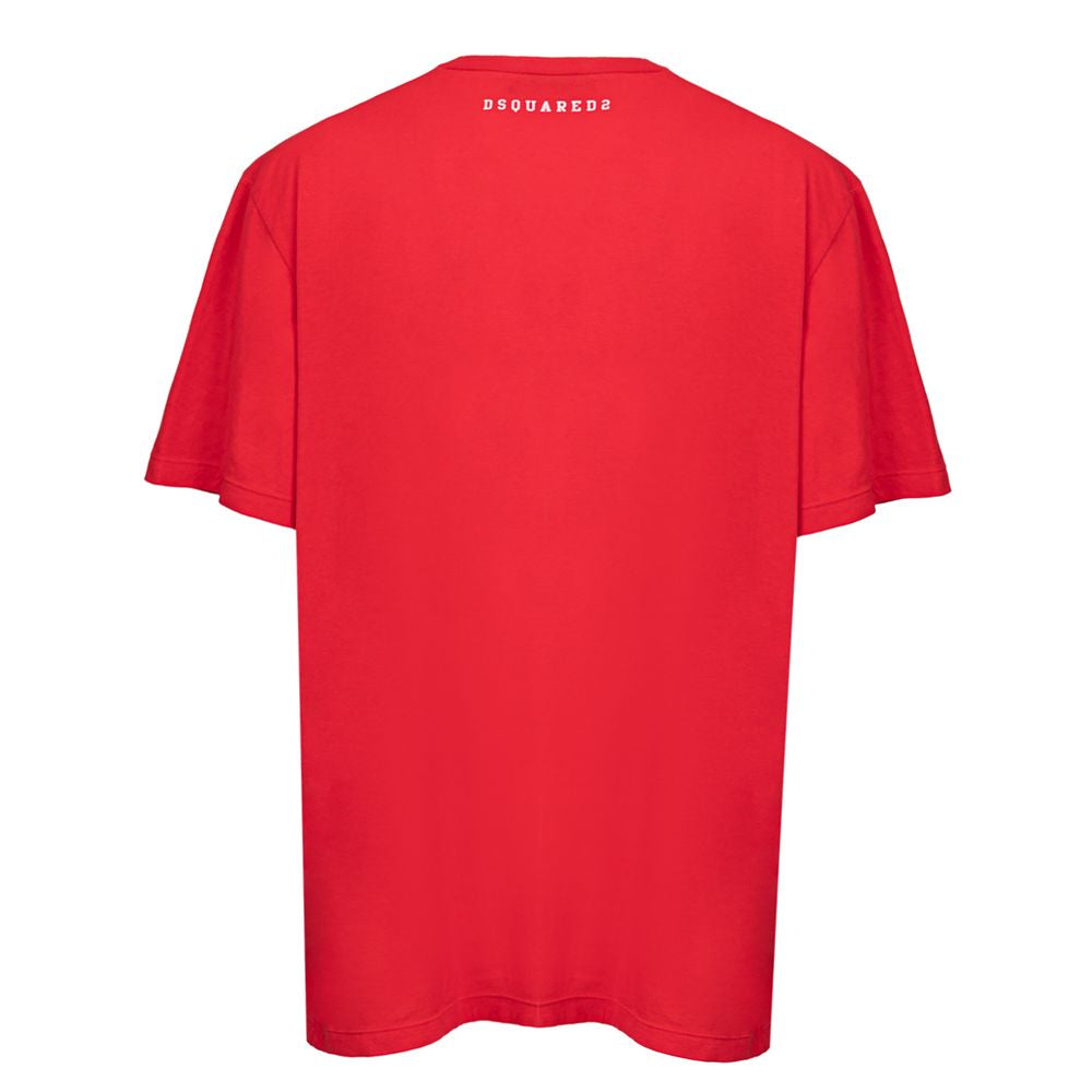 Dsquared² Rood Katoenen T-Shirt