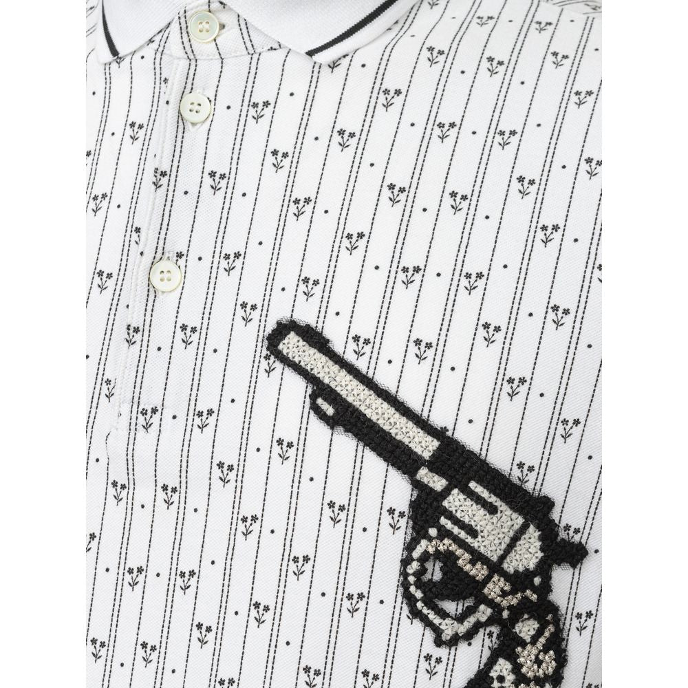 Dolce & Gabbana wit katoenen poloshirt
