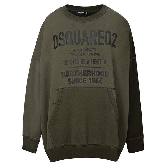 Dsquared² Groene Katoenen Hoodie