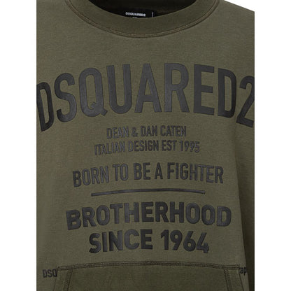 Dsquared² Groene Katoenen Hoodie